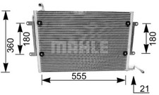 MAHLE AC 172 000s Kondensator, Klimaanlage für VW