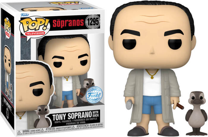 The Sopranos Tony Soprano Robe W/ Duck Pop! Vinyl #1295 Oe