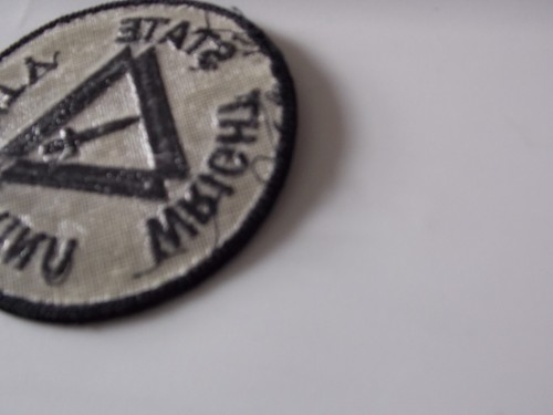 Vintage Wright State University (Ohio) ROTC Patch 2.75" Sew-On (canvas) - Picture 5 of 5