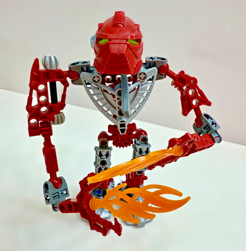 LEGO Bionicle Metru Nui 8736 Toa Hordika Vakama Completo con 2 Spinner Rhotuka - Foto 2 di 14