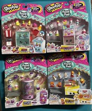 Shopkins Lot Of 4 New -Food Fair - Fast Food, Cool  Creamy, Candy  Cupcake 