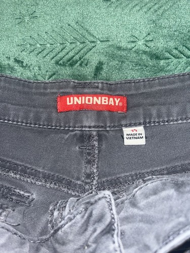 Union Bay Damen-Chino-Shorts grau Baumwolle Größe 11 niedriger Bund 32/3,5 - Bild 2 von 6