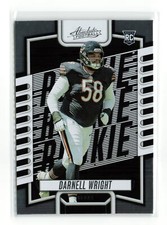 DARNELL WRIGHT #148 RC 2023 PANINI ABSOLUTE BEARS