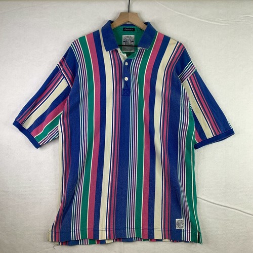 Blot Disability bad VINTAGE Gant Shirt Mens Large L Vertical Stripe Polo Short Sleeve Golf Salty Dog | eBay Blot Disability bad VINTAGE Gant Shirt Mens Large L Vertical Stripe Polo Short Sleeve Golf Salty Dog | eBay
