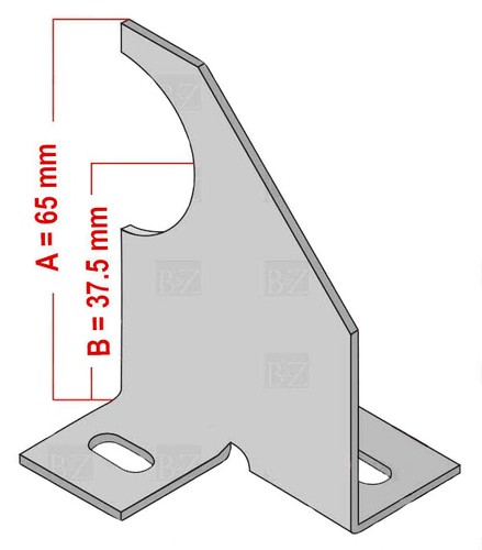 B&Z Universal Vertikal Designer Heizkörper Wandregal Halterungen Halterungen (Silber) - Bild 7 von 18