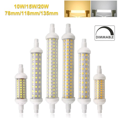 Dimmable R7s Led Bulb 15w 220v White Light Corn 6000k Warm 20w 78mm/118mm/135mm - Picture 1 of 16