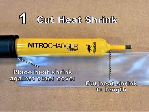 Amortiguador de protección contra el calor transparente 60 mm x 800 mm GL1249 - Imagen 2 de 6