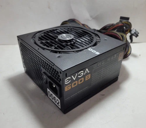 EVGA 600B 600W 80 Plus Bronze Desktop Power Supply #0062