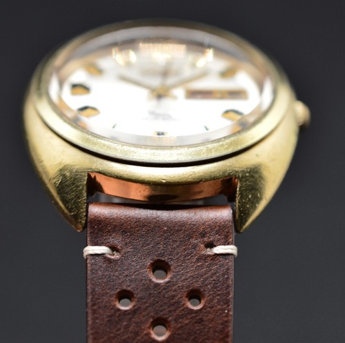 Orient Chrono Ace Racer Rare Gold Late 60s Vintage from Japan (No  USA Shipping) - Picture 11 of 18