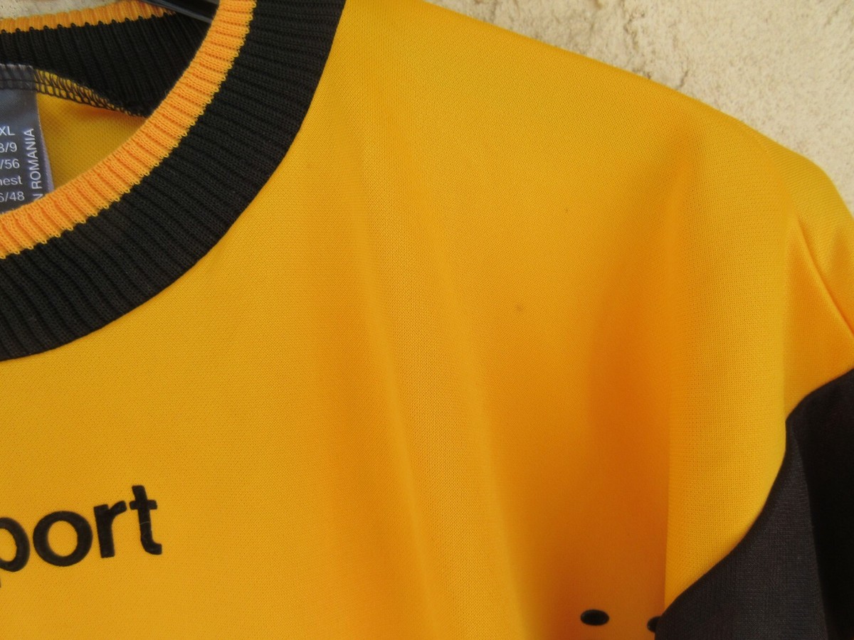 Maillot Gardien Uhlsport LA GARENNE COLOMBES – Vintage Jaune, Taille XL, N°1