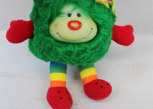 Rainbow Brite Lucky 8" Green Sprite Mattel Hallmark Genuine Vintage 1984 Plush - Picture 8 of 10