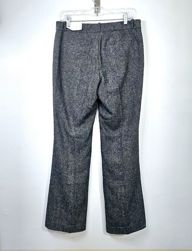 Ann Taylor Loft Women Size 6 Wool Dark Gray Marisa Modern Bootcut Pants $79.50 - Picture 6 of 14