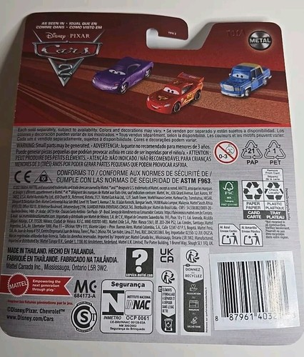 Disney Pixar Cars Green Ramone Low Rider Metal, New In Pkg - Picture 2 of 3