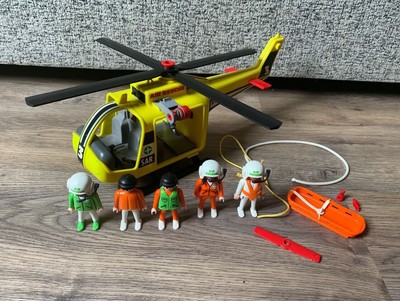 Download Playmobil Toy Air Rescue Helicopter Bundle- Figures ...