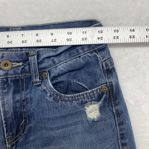 Levis 514 jeans slim straight Boys size 12 reg denim medium wash - flaw - Picture 2 of 15