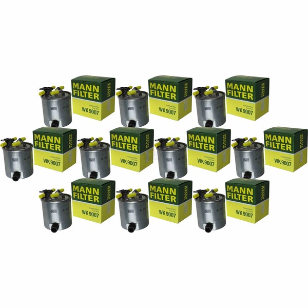 10X MANN-FILTER Kraftstofffilter Fuel Filter WK 9007-image