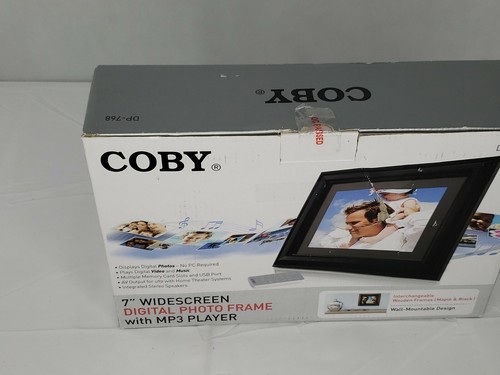 Coby 7" Widescreen Digital Photo Frame with MP3 Player DP-767 - Picture 3 of 5
