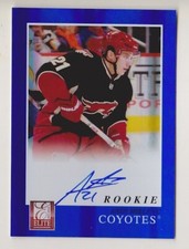 12-13 Panini Elite Andy Miele Auto Rookie Arizona Coyotes 2012