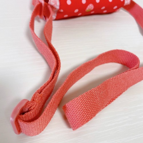 Mother Garden Pochette Shoulder Bag Red Cutie Strawberry Dot Frill Flower Japan - Picture 11 of 24