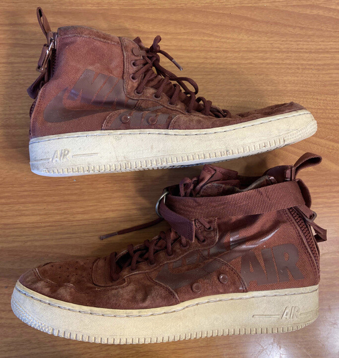 Nike SF Air Force 1 Mid Pueblo Brown Clay Size 10 Sneakers