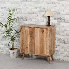 Detrol Wood 2 Door with Bottle Holder Drinks Cabinet Sideboard for Dining Room