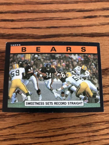 1985 TOPPS CHICAGO BEARS TEAM LEADERS #22 Walter Payton 