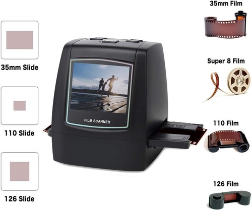 Fast 35mm & Super 8 Film Scanner with 2.4 LCD - Memory & USB Compatible - Picture 4 of 8