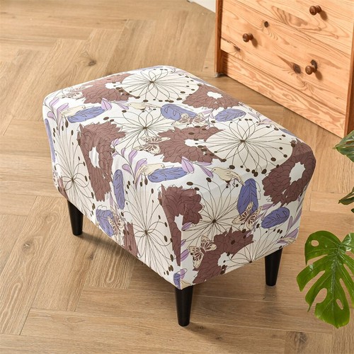 Rectangle Footstool Cover Nordic Fabric Footrest Cover Furniture Protector Cover - Bild 29 von 42