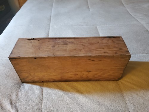 Alter Vintage Holz Gerätekasten 16" lang x 6" breit x 4 1/2" hoch - Bild 6 von 6