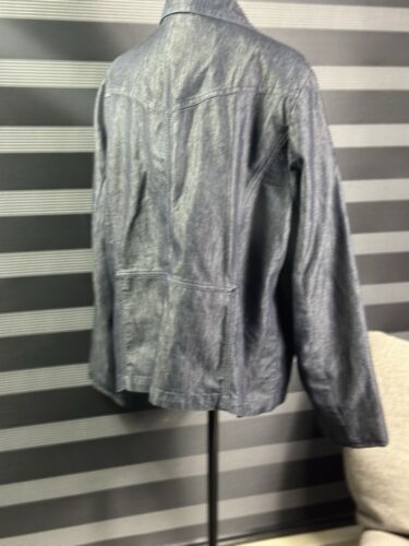 Apostrophe Blue Jeansblazer Damen Übergröße 20 Dark Wash Jacke - Bild 4 von 11