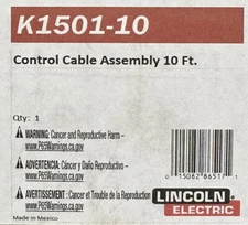 Lincoln Electric K1501-10. Control Cable Assembly 10 FT.