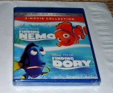 Disney Pixar Finding Nemo + Finding Dory 2-Movie Collection! Blu-Ray DVD Digital