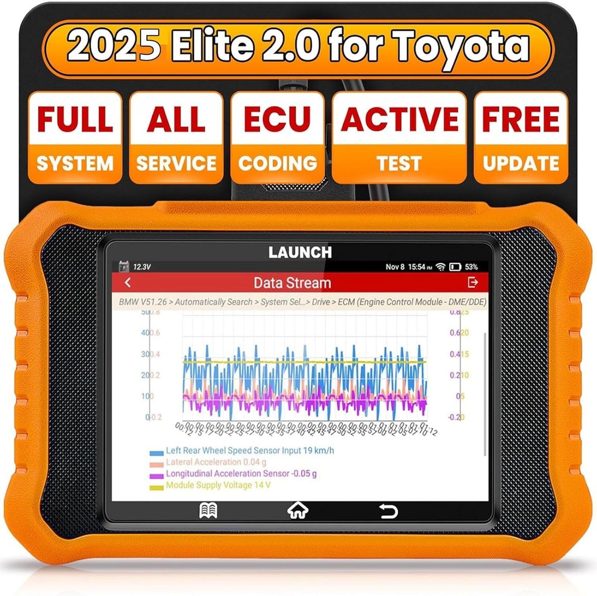 2025LAUNCH X431Elite 2.0 for Benz診断ツール Amazon.com: 2025 LAUNCH Creader Elite V2.0 fit for Mercedes