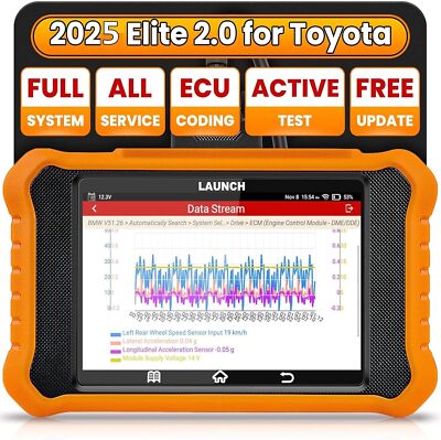 2025LAUNCH X431Elite 2.0 for Benz診断ツール 2025 LAUNCH Creader ELITE 2.0 fit for Toyota/Benz/BMW Bi