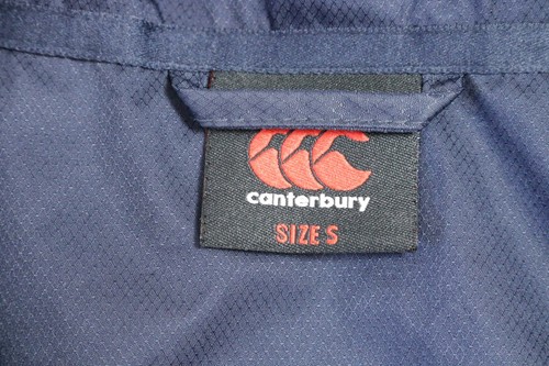 Chaqueta Canterbury Para Hombre Pequeña Azul EE. UU. Rugby Fly Emirates Mercury TCR Cremallera Completa - Imagen 6 de 13