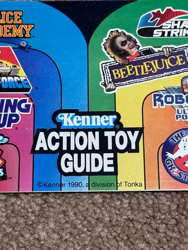 Kenner Action Toy Guide 1990 Batman Beetlejuice Ghostbusters Rat Fink Robocop - Foto 2 di 9