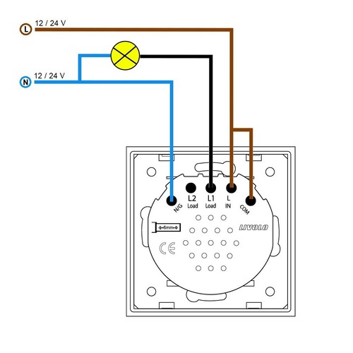 LIVOLO Touch Glas Lichtschalter Steckdosen Taster Dimmer Satdose Wechselschalter - Bild 70 von 320