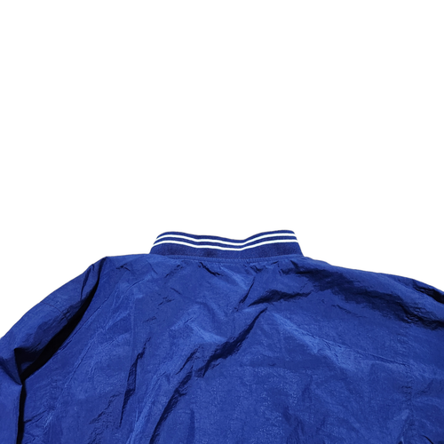 VTG Nike Pullover Jacket L Blue Boys Windbreaker Sports Casual Swoosh 90s - Picture 22 of 23