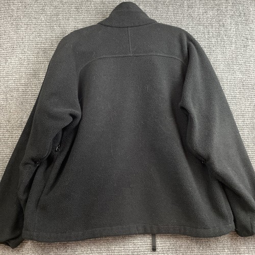 Vtg 90s MARMOT Mens XL Polartec Fleece Jacket Black Vented Hiking Outdoors - Picture 8 of 11