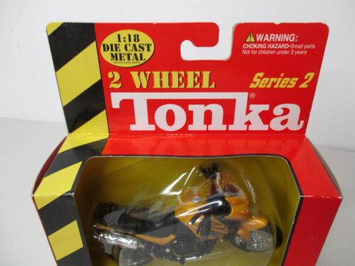 2000 1:18 SCALE DIE-CAST TONKA MOTORCYCLE TRIUMPH TIGER MOC NEW SERIES 2 - Picture 3 of 11