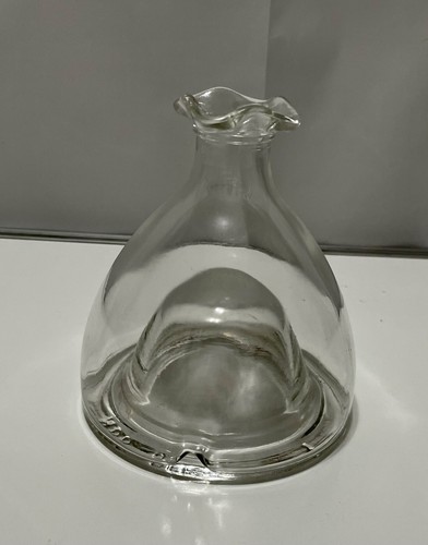 RARE Decorative Italian Clear Glass Bottle Decanter OIL VINEGAR WINE - Picture 3 of 8