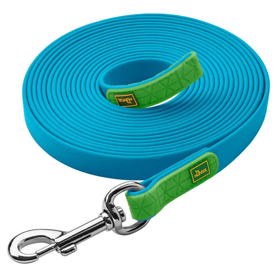 Hunter Suchleine Convenience türkis für Hundesport & Jagd, reißfest, langlebig - Bild 4 von 4