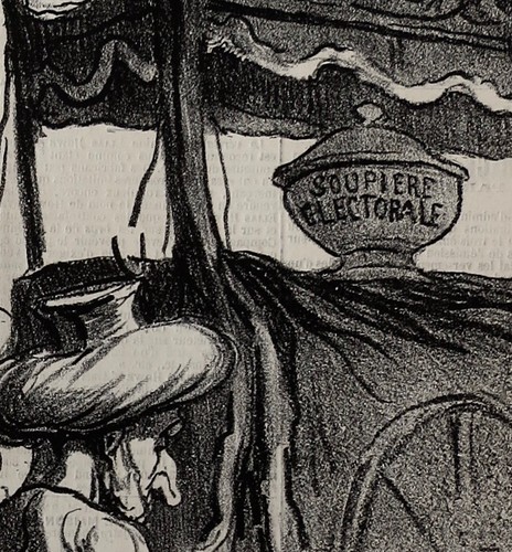 Lithographie, Les Funérailles de la Candidature..., Actualités, Daumier, LD 3775 - Bild 3 von 3