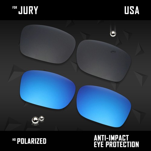 Lote de lentes de repuesto polarizadas antiarañazos para Oakley Jurado OO4045 opciones - Imagen 11 de 34