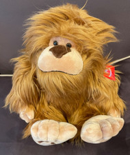 Aurora Big Foot Sasquatch Stuffed Brown Animal Plush Toy 12" Sitting nwt #03424