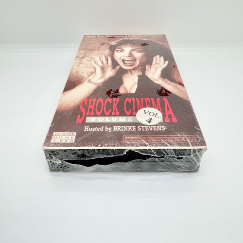 Shock Cinema Home Vol 4 Brinke Stevens Linnea Quigley 1991 VHS Scream Queens NEW - Picture 5 of 6