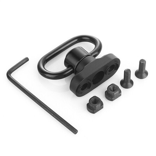 3 Point Tactical Sling Rifle Gun Adjustable Strap +2x MLOK QD Sling Swivel Mount - Picture 12 of 20