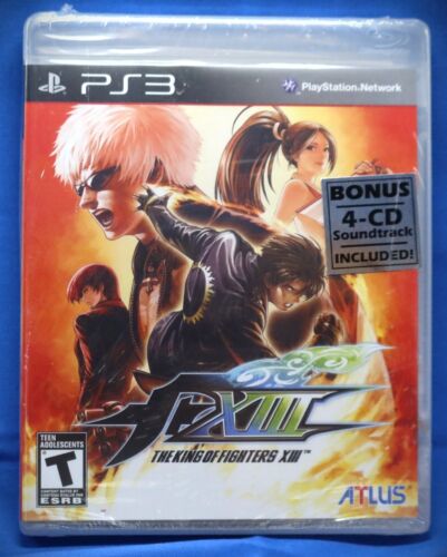 The King of Fighters XIII w/King of Soundtracks '94-XIII CDs- PS3 - New/Sealed