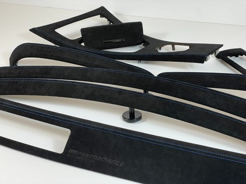 BMW E90 E91 ALCANTARA BLUE Stitching Innenverkleidungssatz interior trim kit LHD - Bild 12 von 17