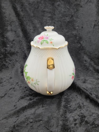 Tetera Lefton China 2003 rosa y floral - Imagen 9 de 11